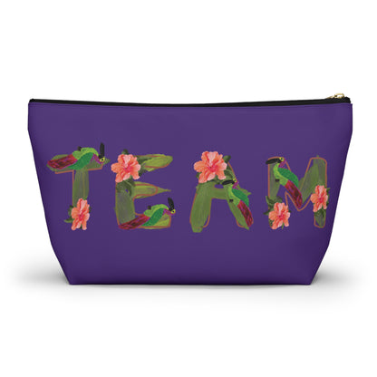 Team Toucan Designer Accessory Pouch w T-bottom