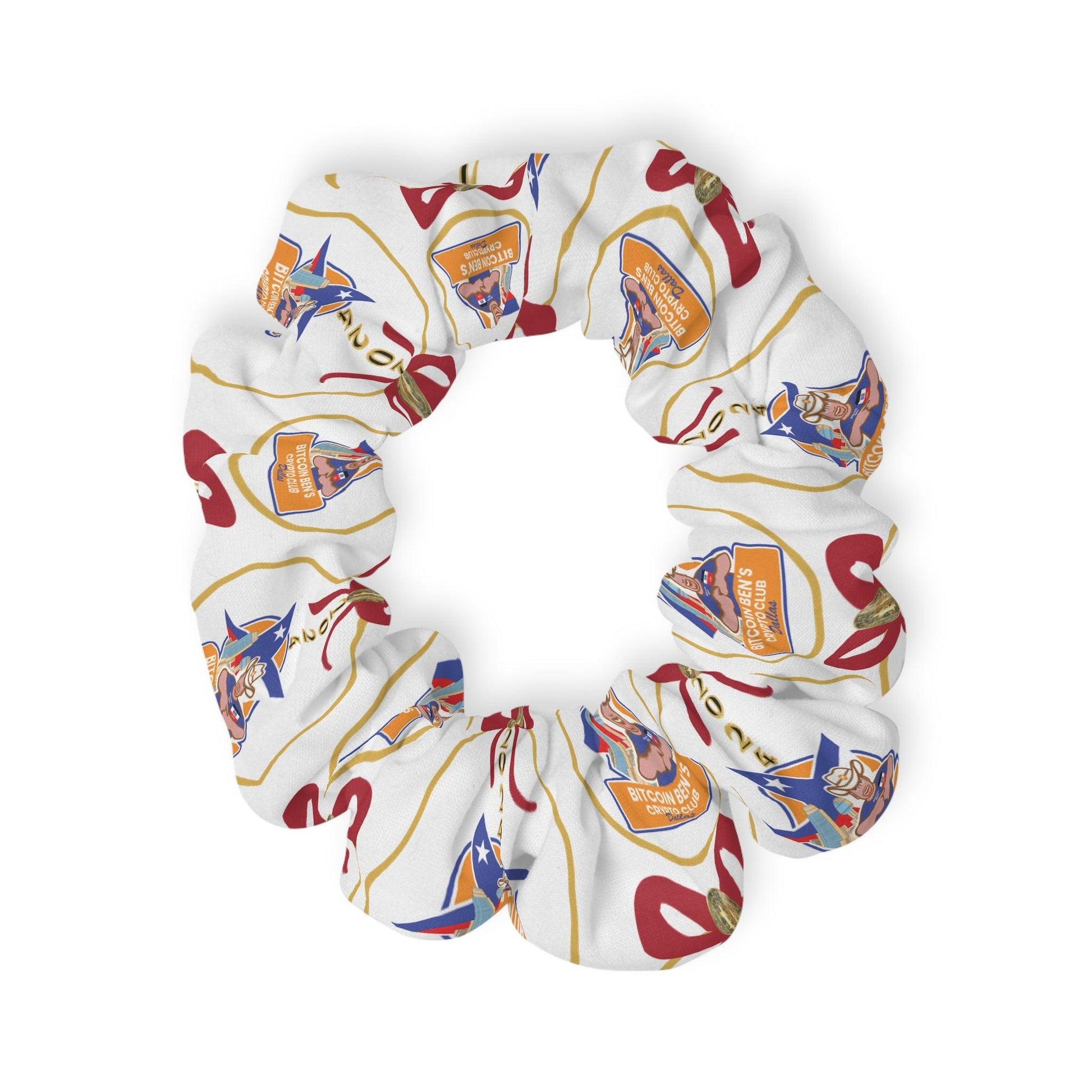 Bitcoin Ben Private Collection Dallas Christmas Scrunchie - Miniaday Designs, LLC.