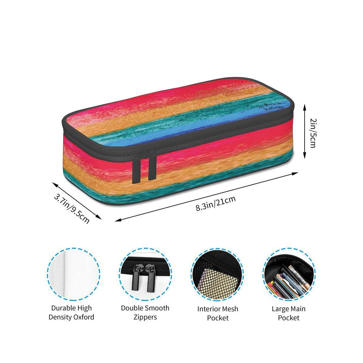 Daphne's Rainbow Surprise Big Pencil Case - Miniaday Designs, LLC.