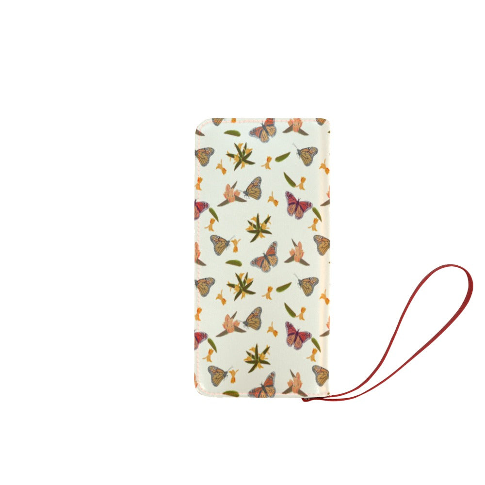 Monarch Butterfly Wristlet Wallet | Designer Accessory