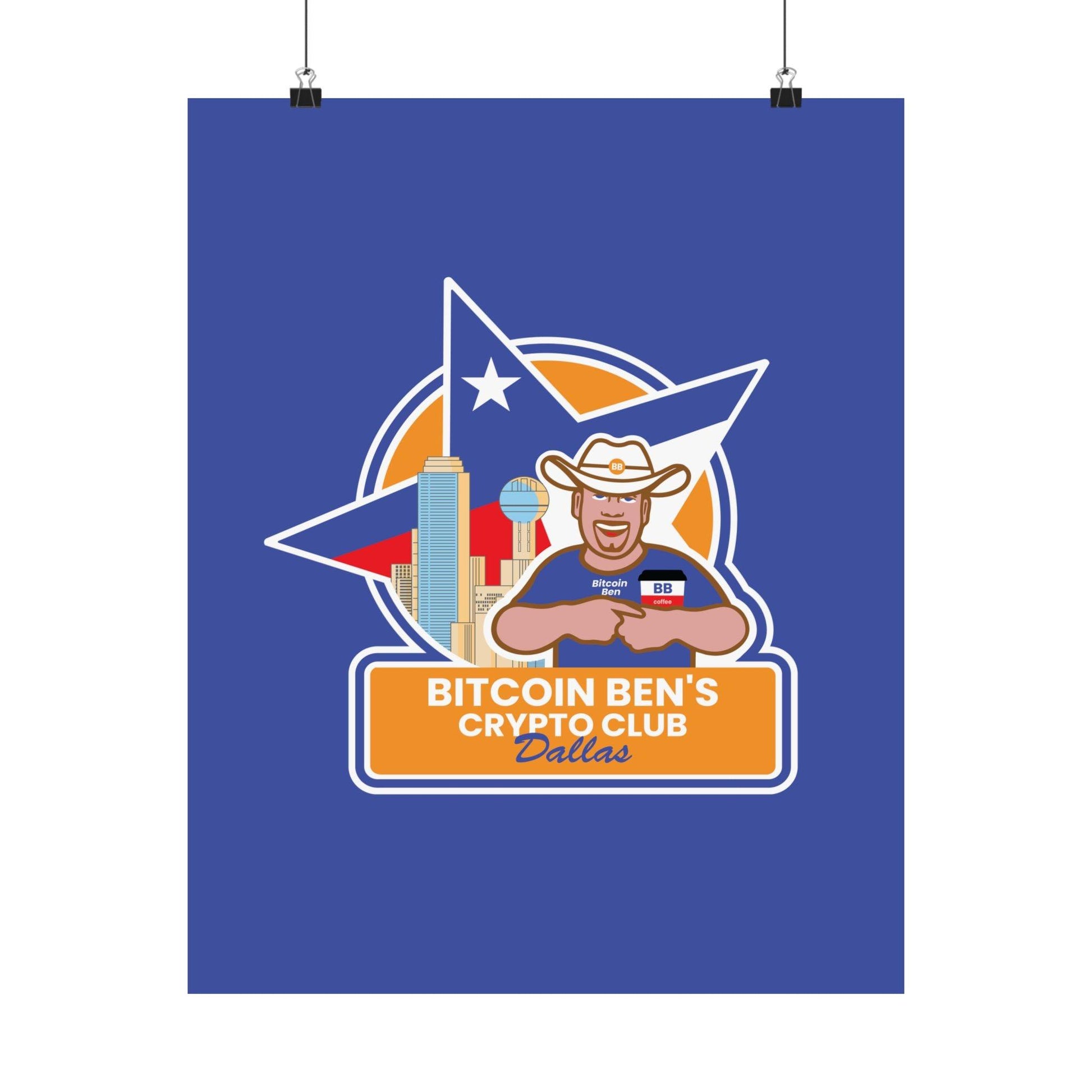BBCC Dallas Matte Vertical Posters - Miniaday Designs, LLC.