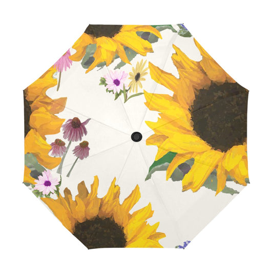 Designer UV Protection Umbrella- Sunflower Garden Collection