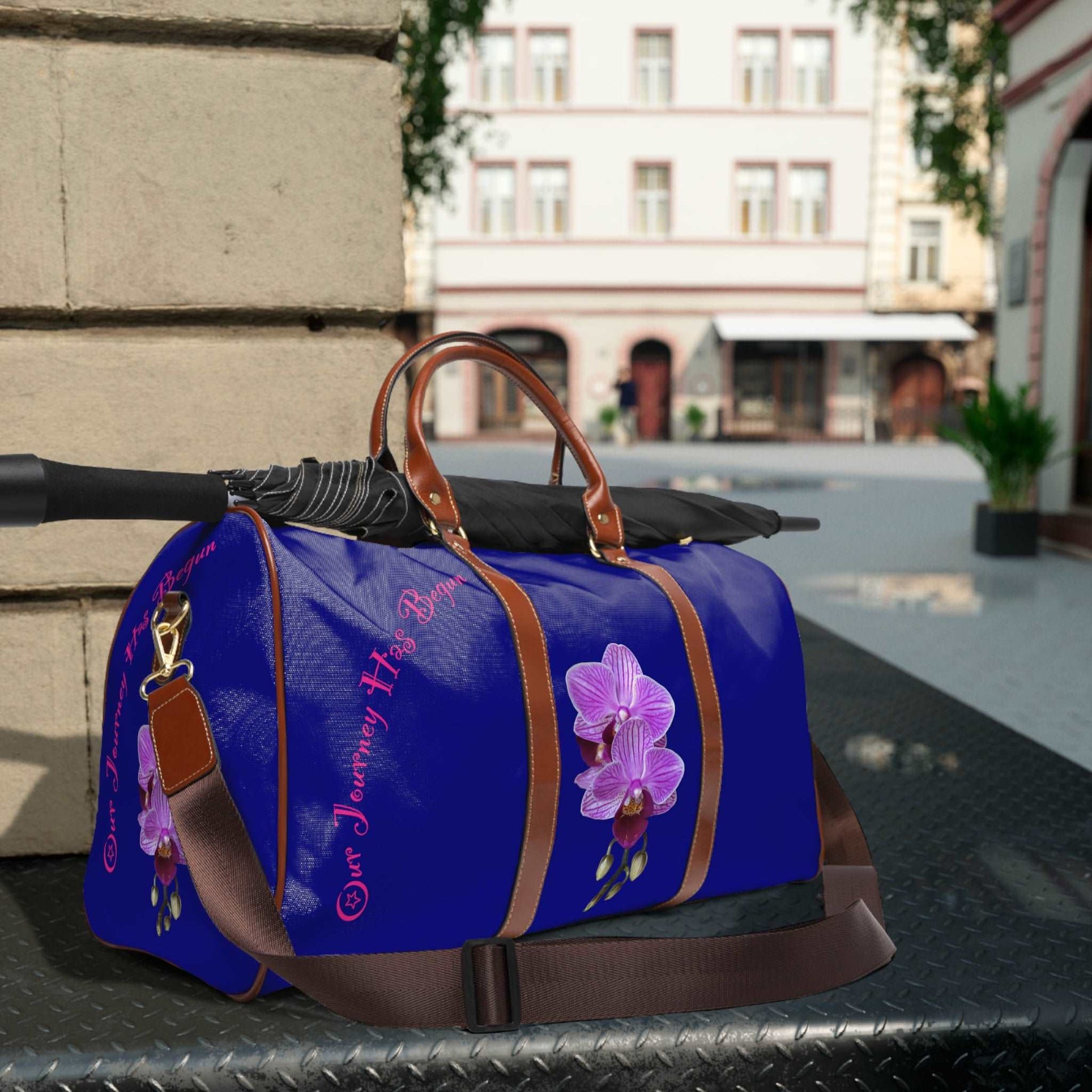 Lavender Voyage Collection by Miniaday Designs, LLC. Waterproof Travel Bag