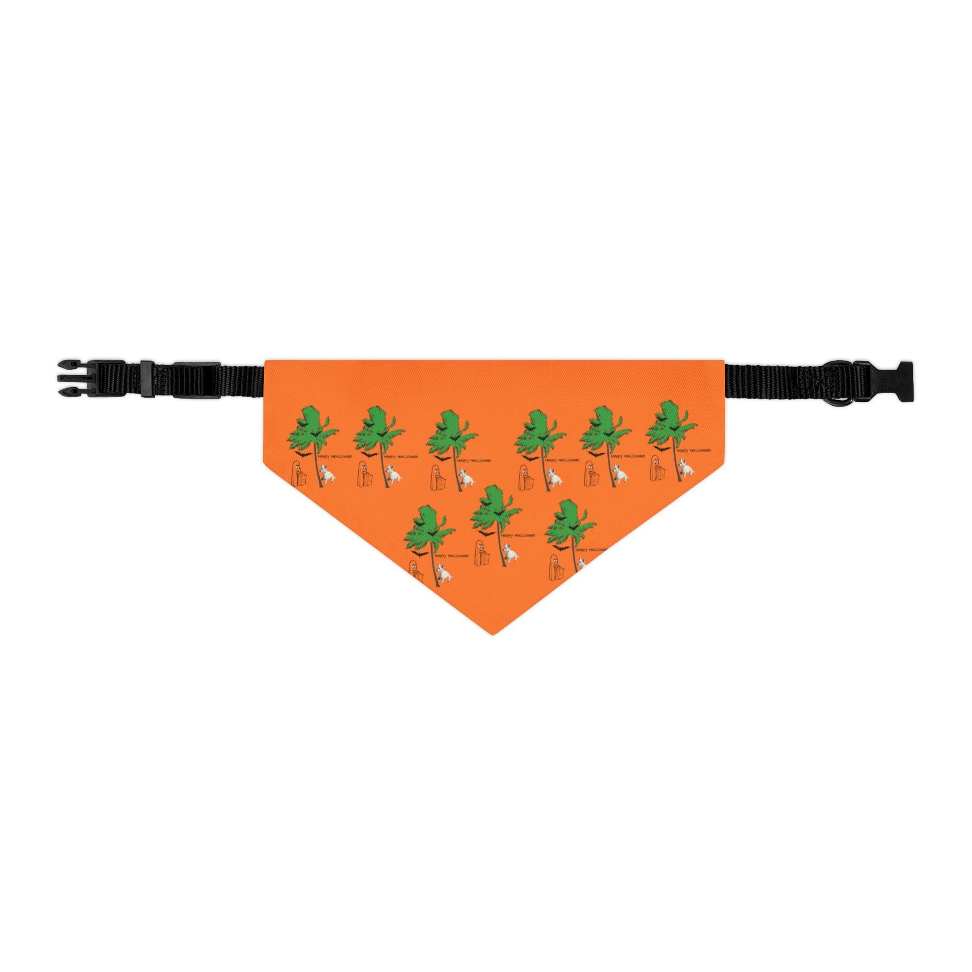 Miniaday Designs Westie Orange Pet Bandana Collar - Miniaday Designs, LLC.