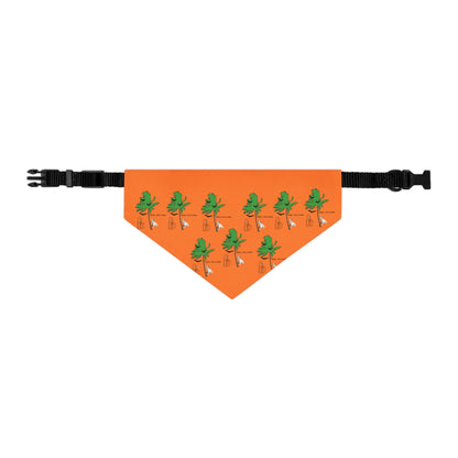 Miniaday Designs Westie Orange Pet Bandana Collar - Miniaday Designs, LLC.