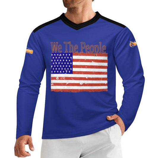 Bitcoin Ben Mass Crypto Club Rugby Jersey in Blues - Miniaday Designs, LLC.