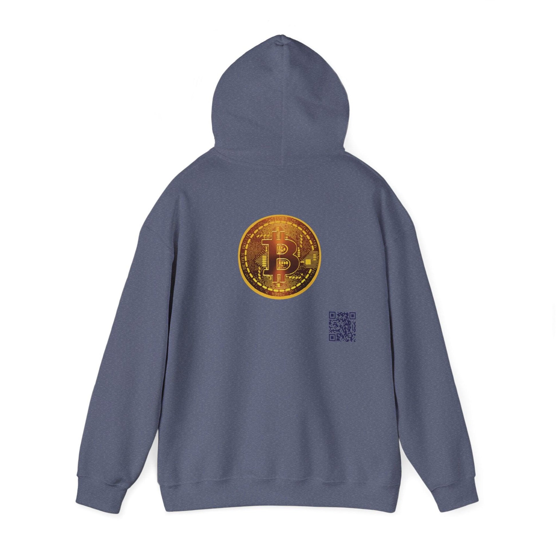 All I Want For Chirstmas is Bitcoin Trees Unisex Heavy Blend™ Hooded Sweatshirt - Miniaday Designs, LLC.