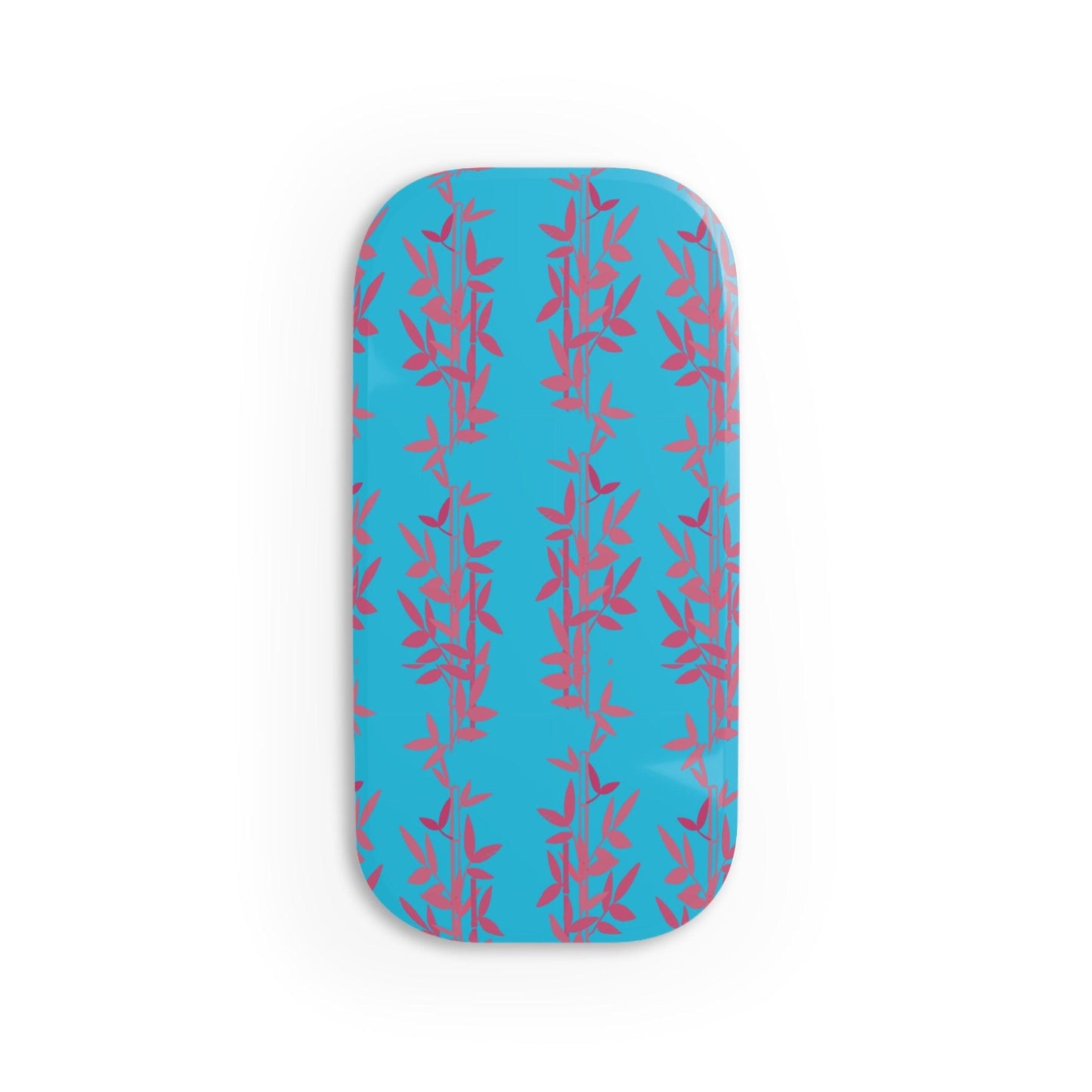 Miniaday Designs Teal Bamboo Phone Click-On Grip - Miniaday Designs, LLC.