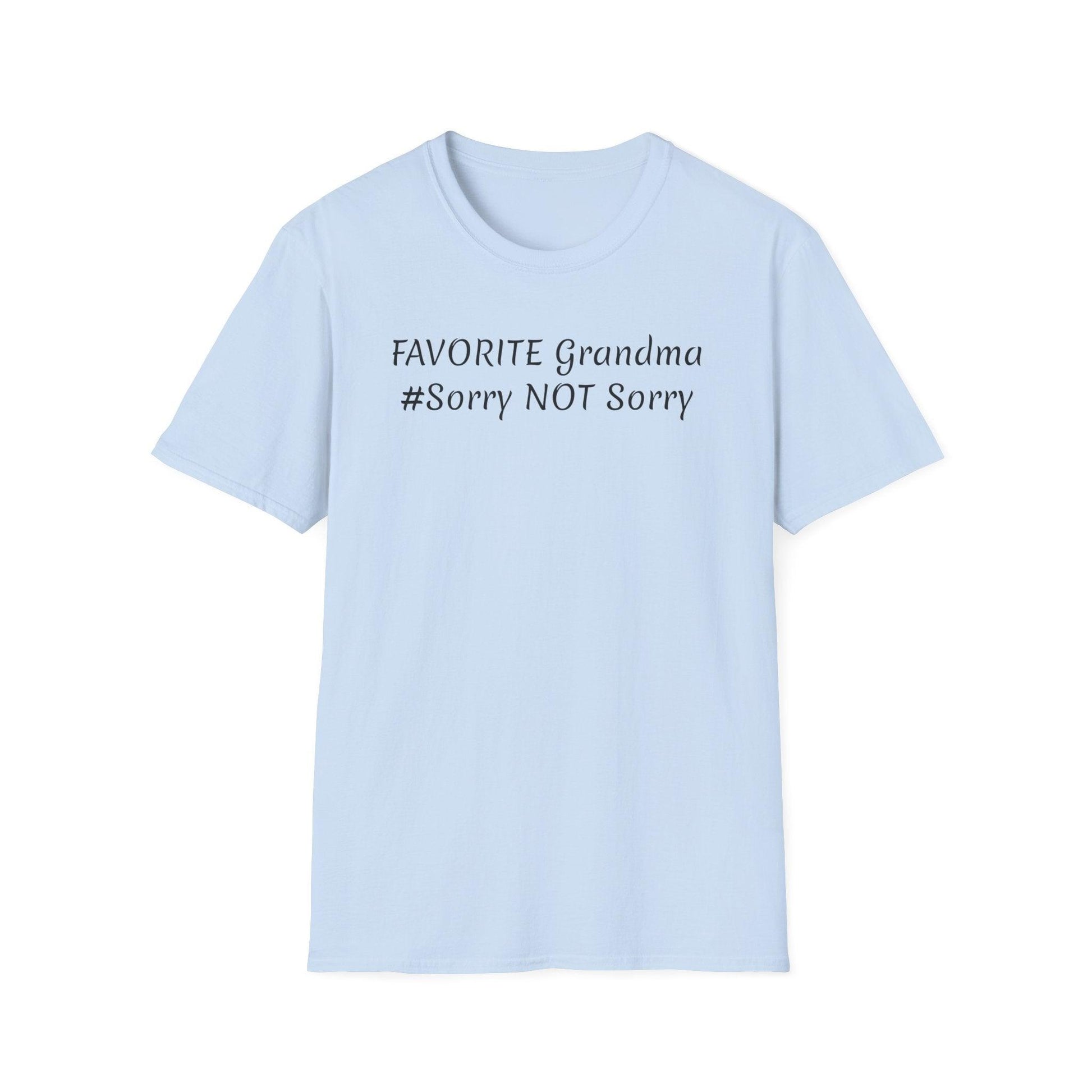 FAVORITE GRANDMA Unisex Softstyle T-Shirt - Miniaday Designs, LLC.
