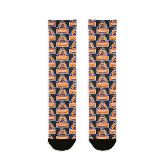 BBCC Massachusetts Sublimation Crew Socks One Size (Black- but other colors are offered)
