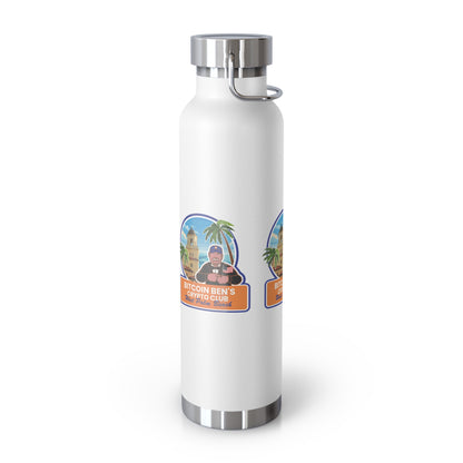 BBCC West Palm Beach Club Copper Vacuum Insulated Bottle, 22oz