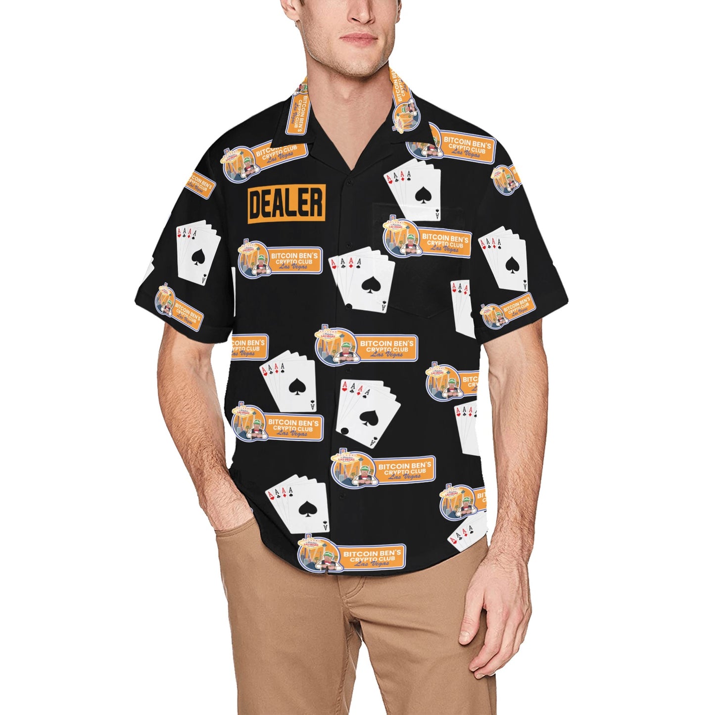 BBCC 4 Aces Dealer Shirt Las Vegas Club