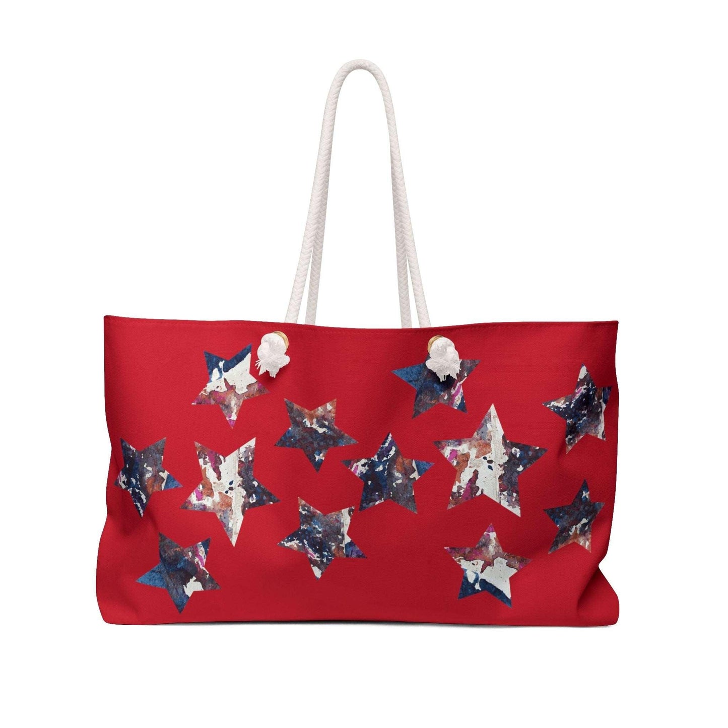 Miniaday Designs Weekender Bag Americana Red Unisex - Miniaday Designs, LLC.