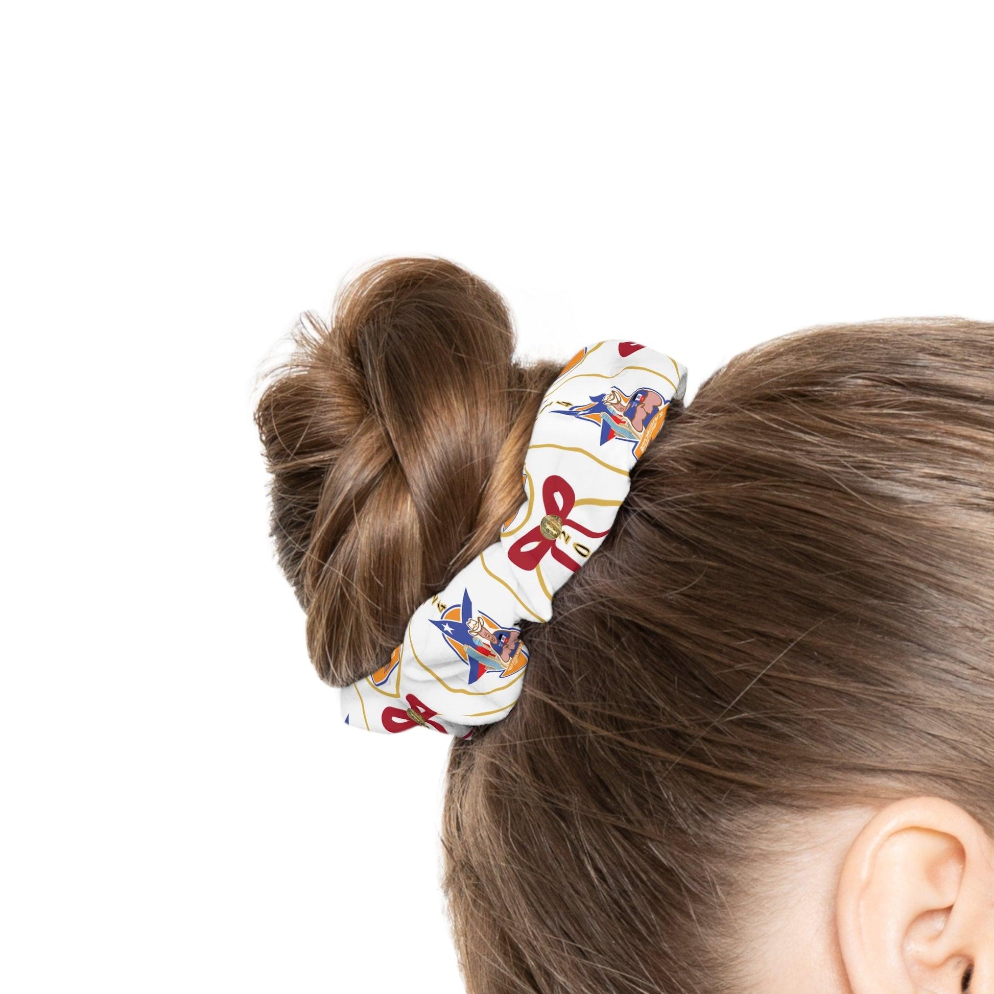 Bitcoin Ben Private Collection Dallas Christmas Scrunchie - Miniaday Designs, LLC.