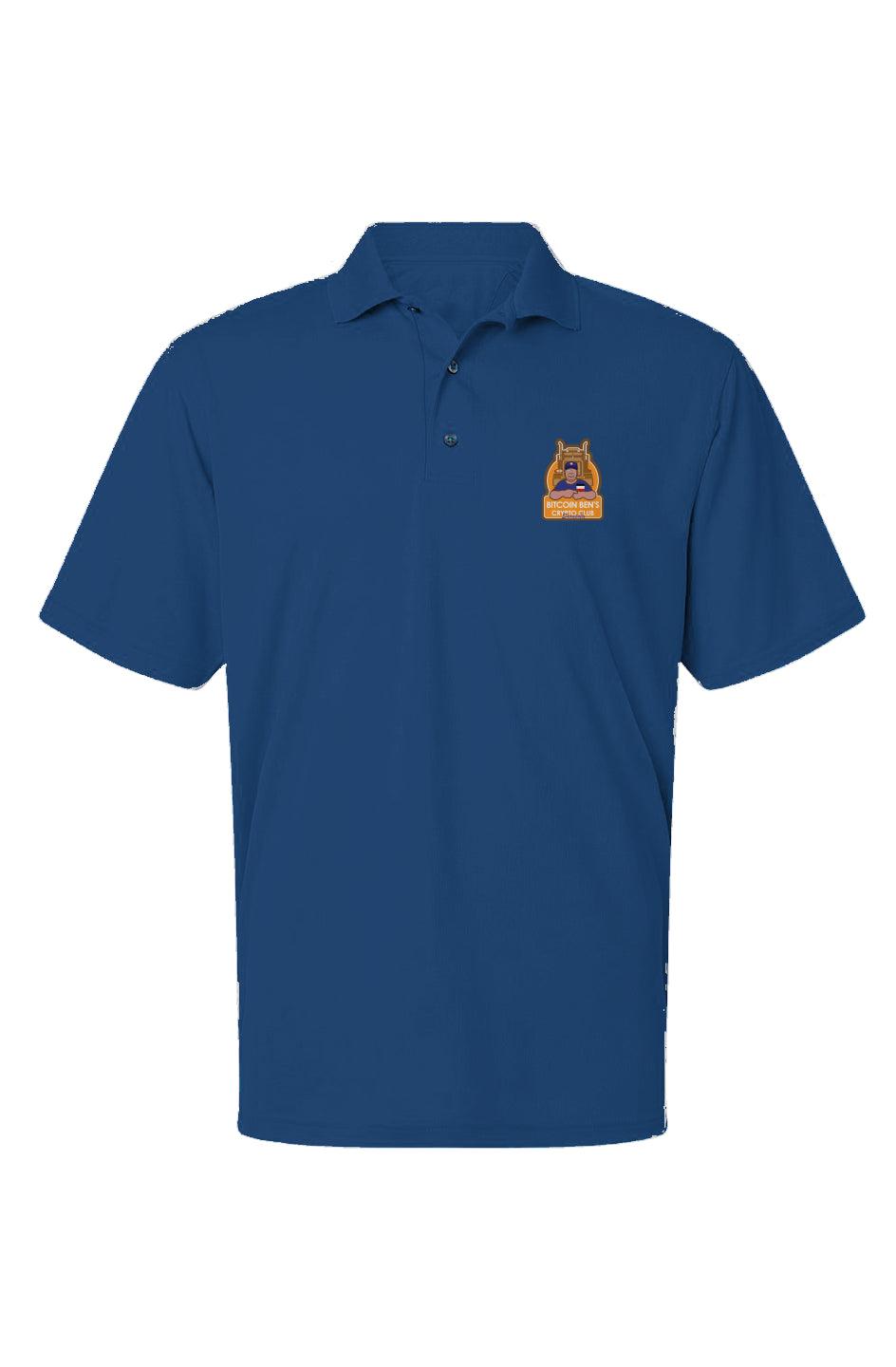 Bitcoin Ben Sarasota Club Saratoga Mini Mesh Polo - Miniaday Designs, LLC.