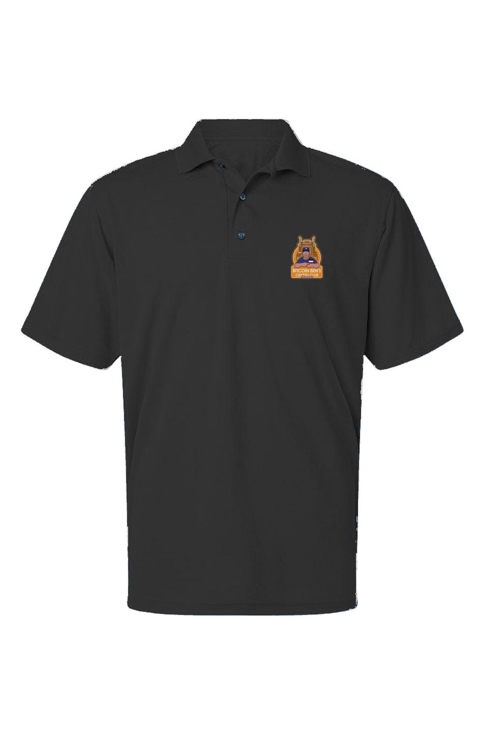Bitcoin Ben Sarasota Club Saratoga Mini Mesh Polo - Miniaday Designs, LLC.