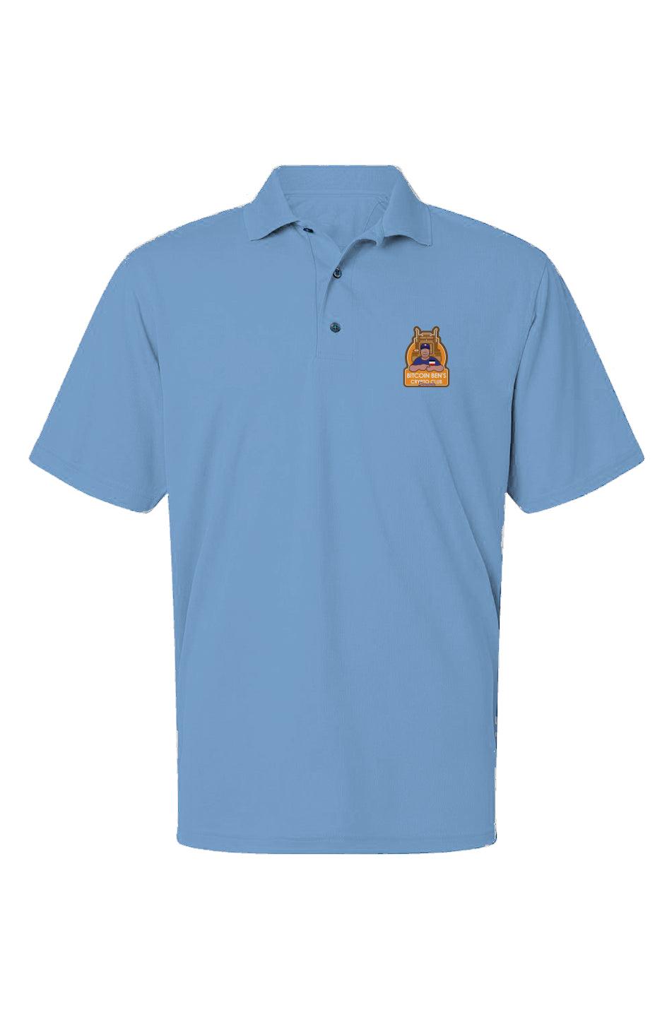 Bitcoin Ben Sarasota Club Saratoga Mini Mesh Polo - Miniaday Designs, LLC.