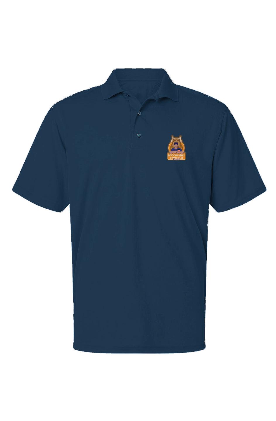 Bitcoin Ben Sarasota Club Saratoga Mini Mesh Polo - Miniaday Designs, LLC.