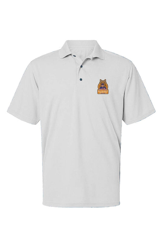 Bitcoin Ben Sarasota Club Saratoga Mini Mesh Polo - Miniaday Designs, LLC.