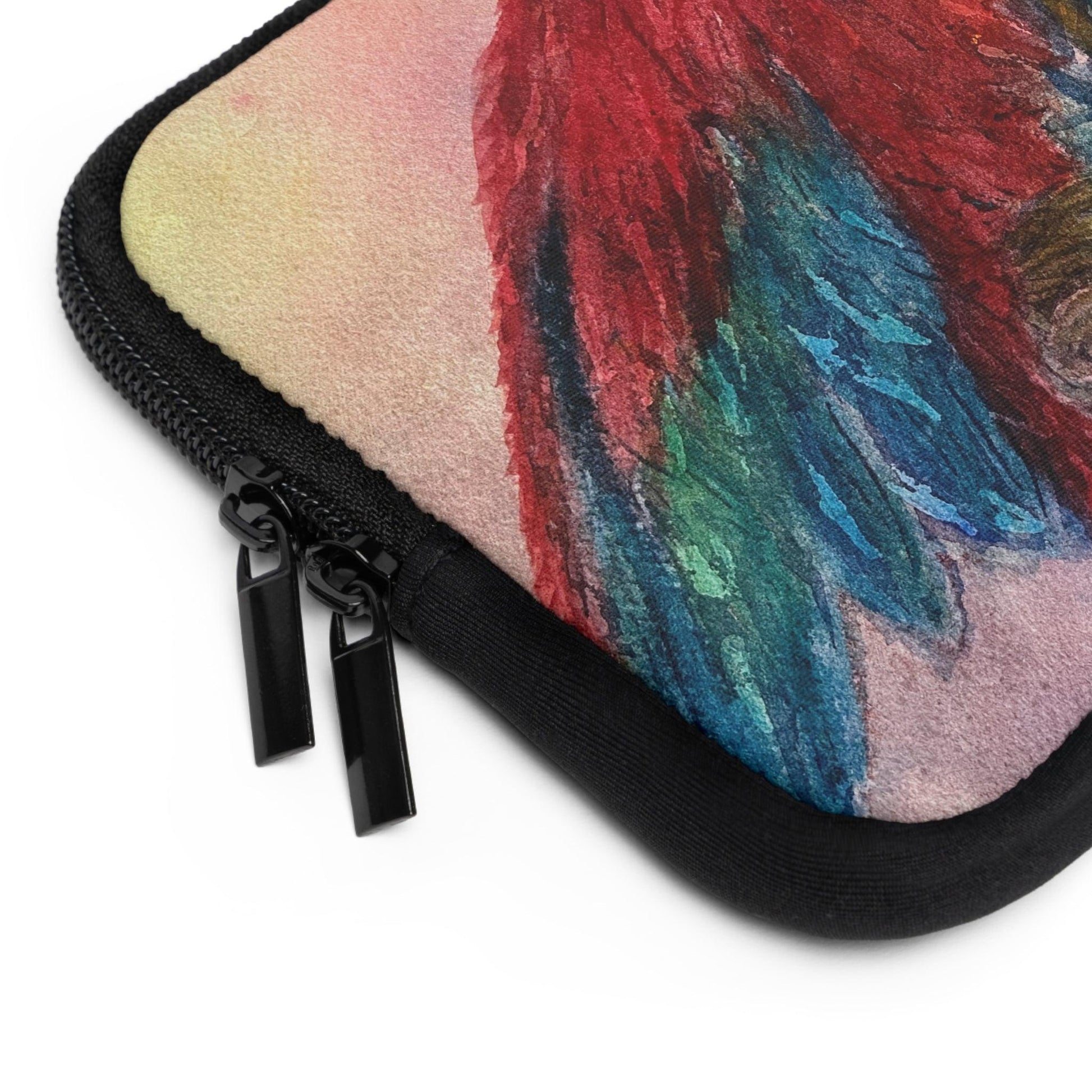 Miniaday Designs Parrot Laptop Sleeve Unisex Multicolor - Miniaday Designs, LLC.