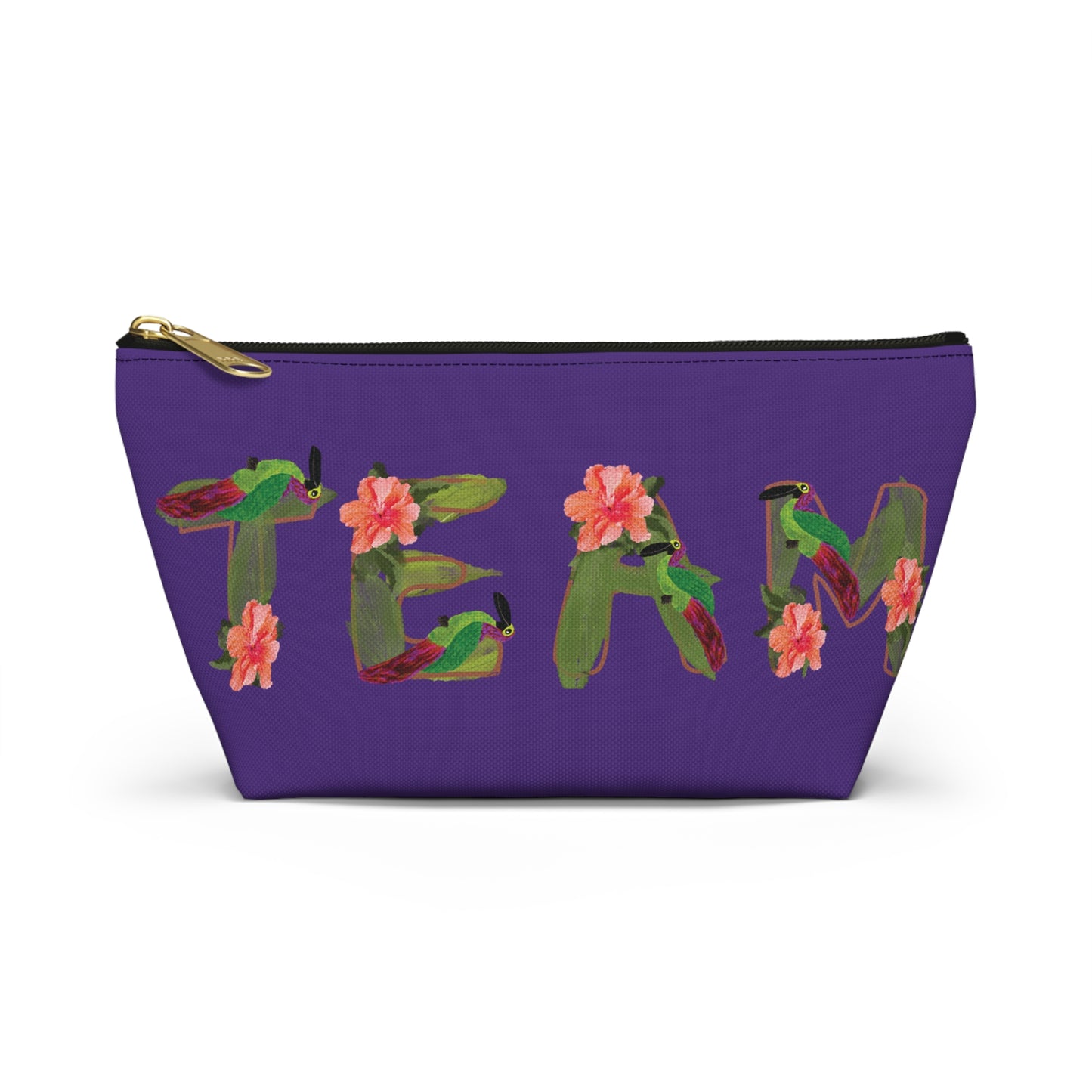 Team Toucan Designer Accessory Pouch w T-bottom