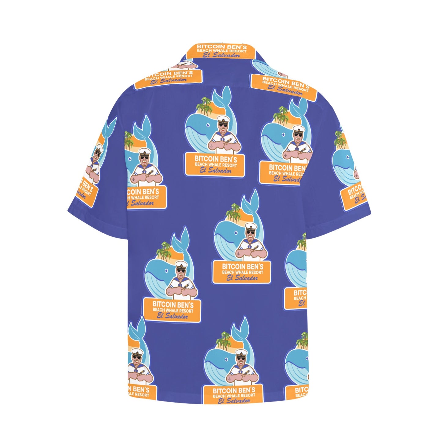 BBCC Whale Resort LARGER LOGO Hawaiian Shirt