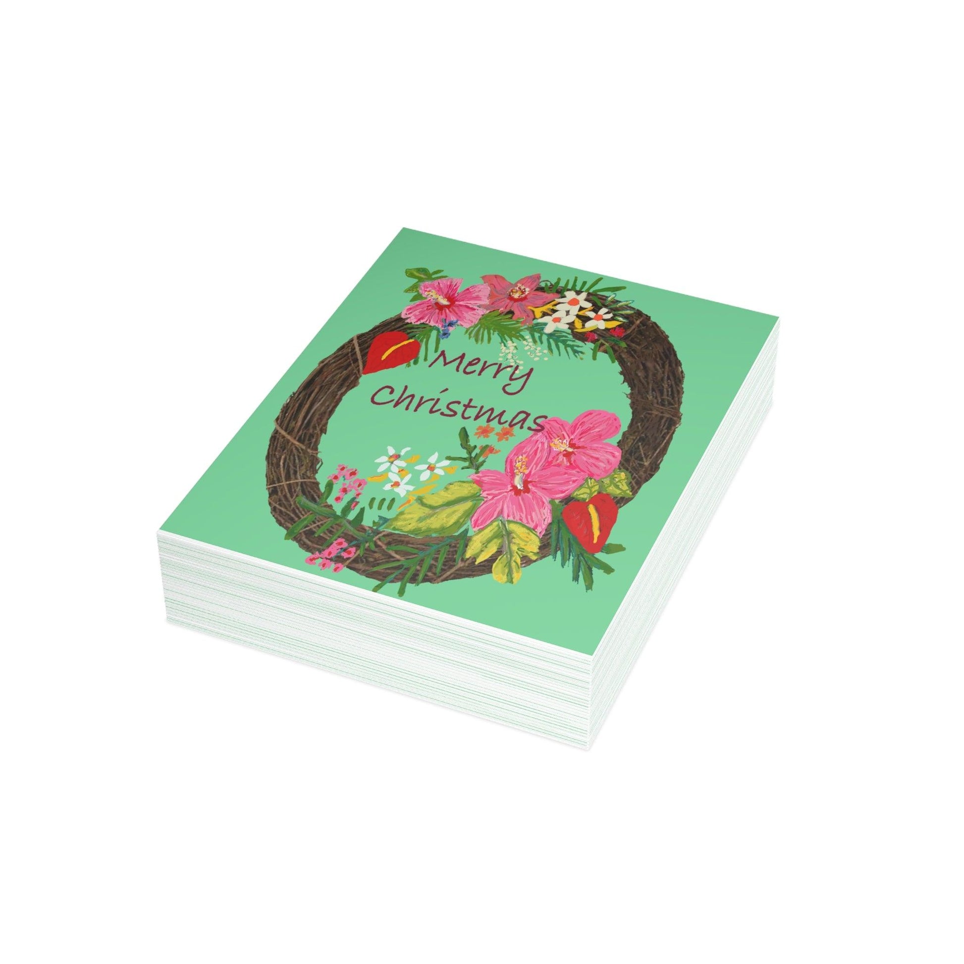 Miniaday Designs Tropical Christmas Postcard Bundles (envelopes included) - Miniaday Designs, LLC.