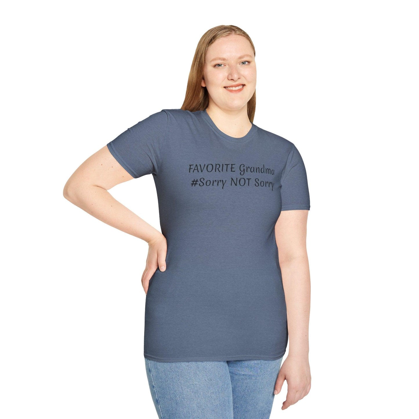 FAVORITE GRANDMA Unisex Softstyle T-Shirt - Miniaday Designs, LLC.