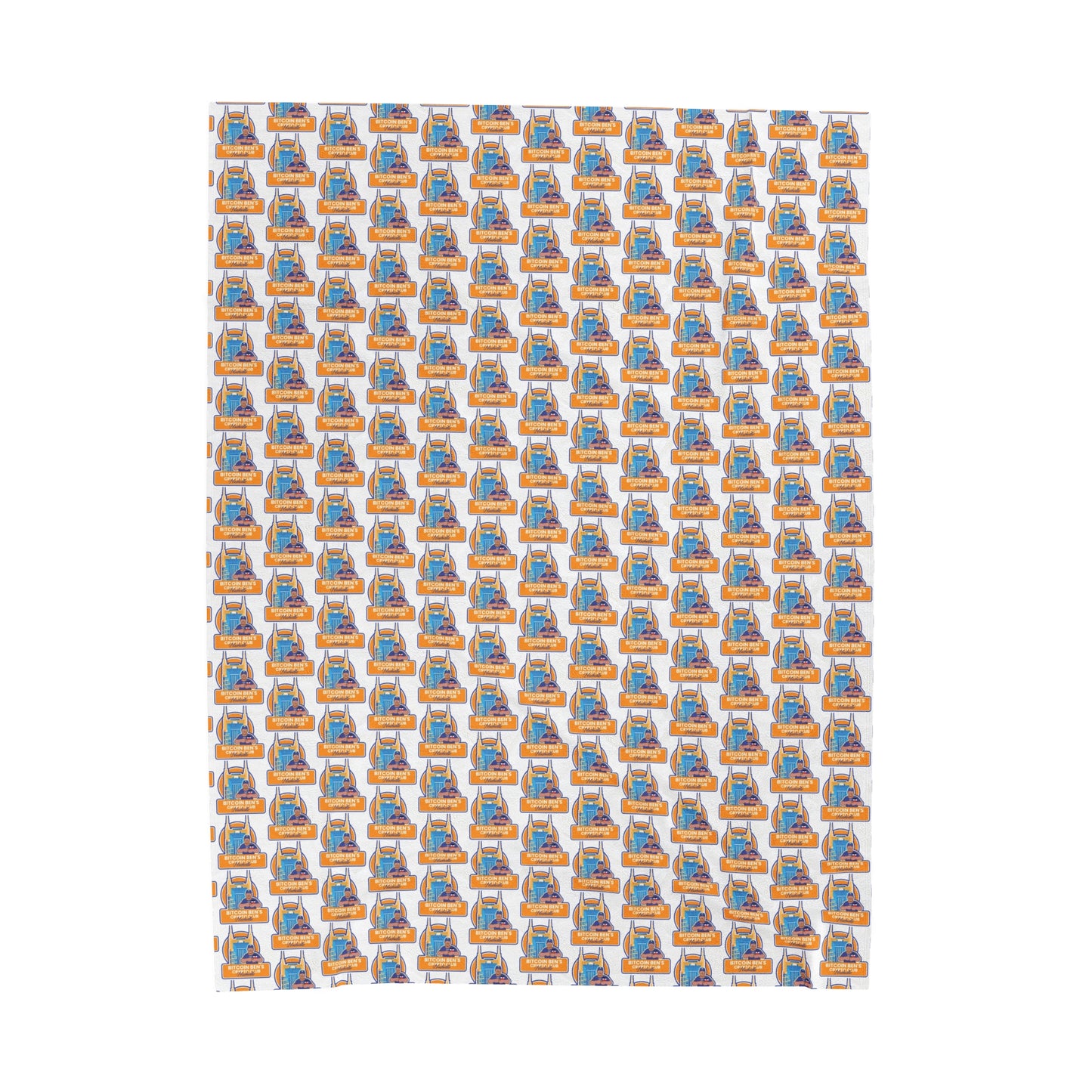 Bitcoin Ben Nashville Club Velveteen Plush Blanket