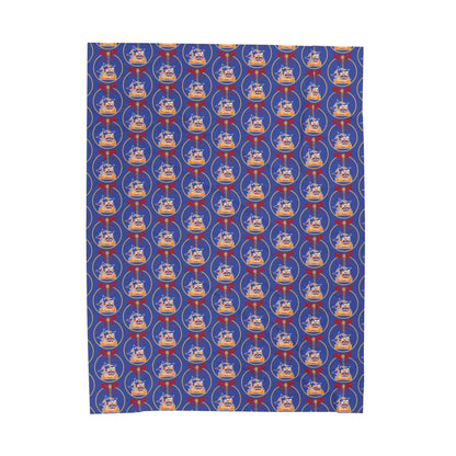 BBCC Dallas Christmas Velveteen Plush Blanket - Miniaday Designs, LLC.