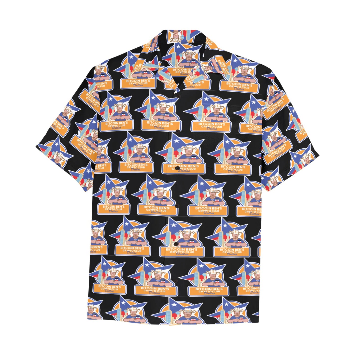 BBCC Dallas Vertical Larger Logo Hawaiian Shirts