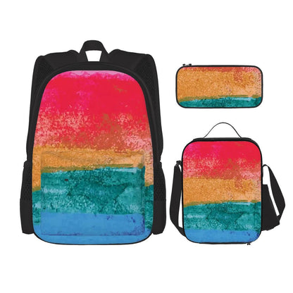 Daphne's Rainbow Surprise Backpack with Lunch Box - Miniaday Designs, LLC.