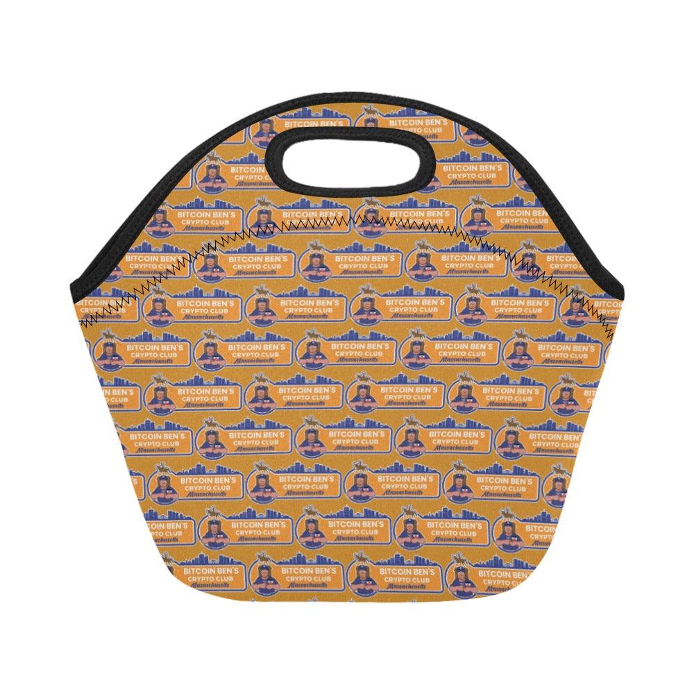Bitcoin Ben Mass Club Neoprene Lunch Bags - Miniaday Designs, LLC.