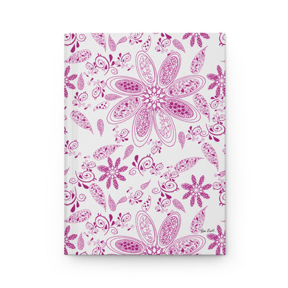 Magenta Paisley Hardcover Journal Matte