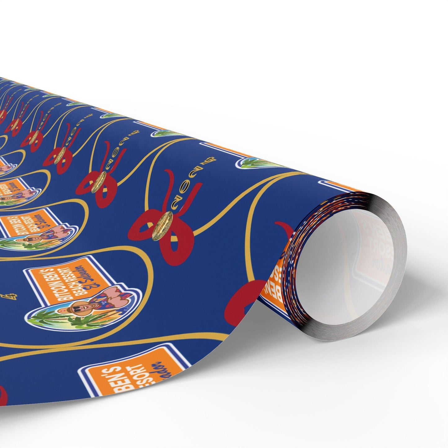 BBCC El Salvador Christmas Wrapping Papers - Miniaday Designs, LLC.