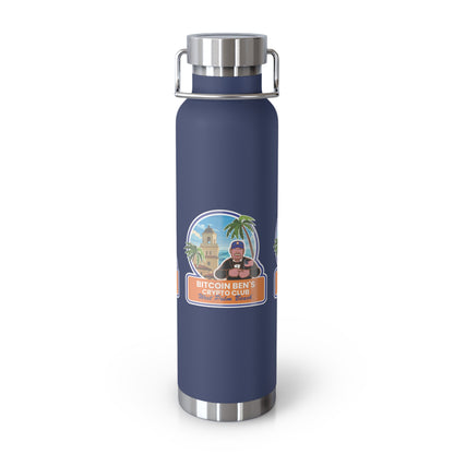 BBCC West Palm Beach Club Copper Vacuum Insulated Bottle, 22oz