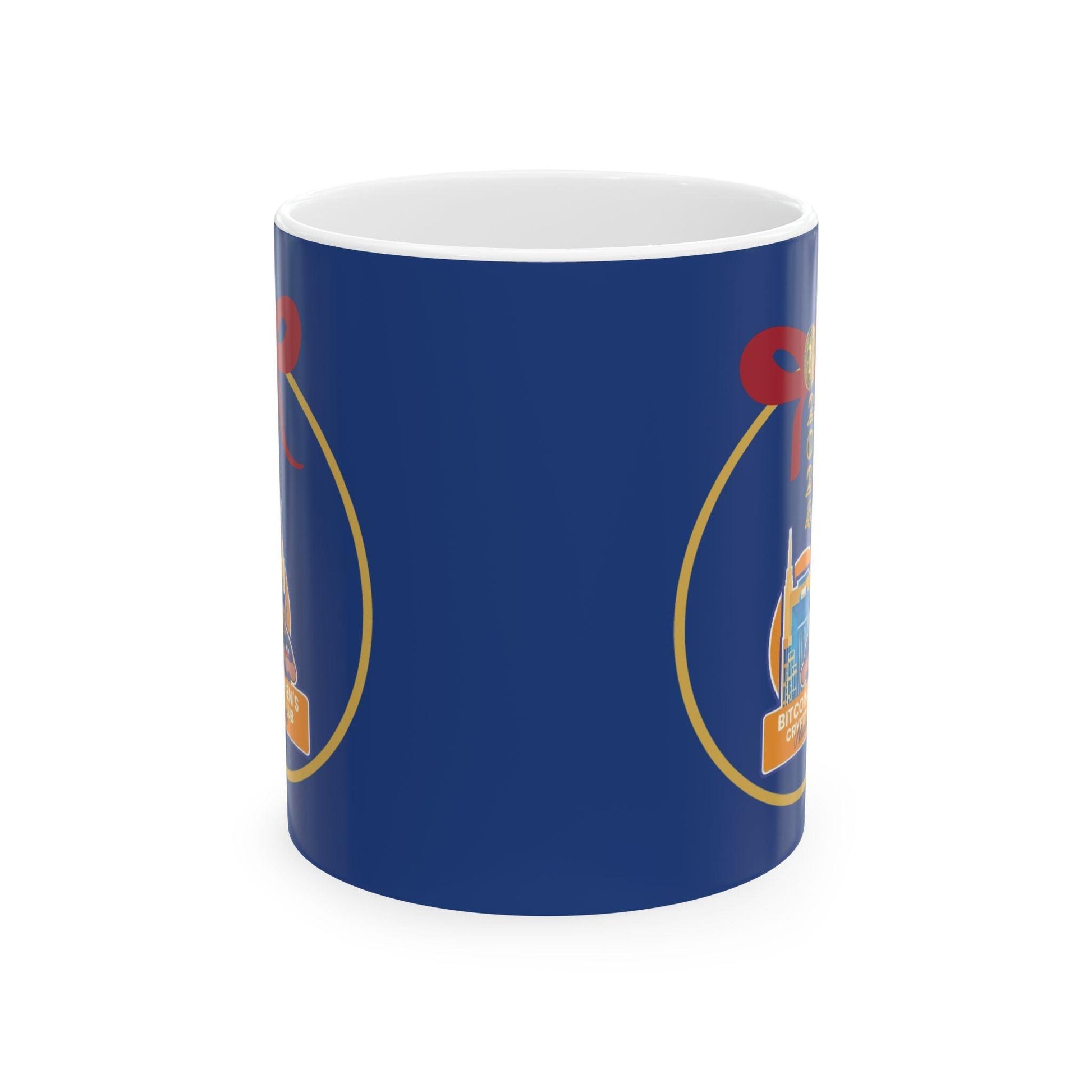 BBCC Nashville Christmas Ceramic Mug, (11oz, 15oz) - Miniaday Designs, LLC.