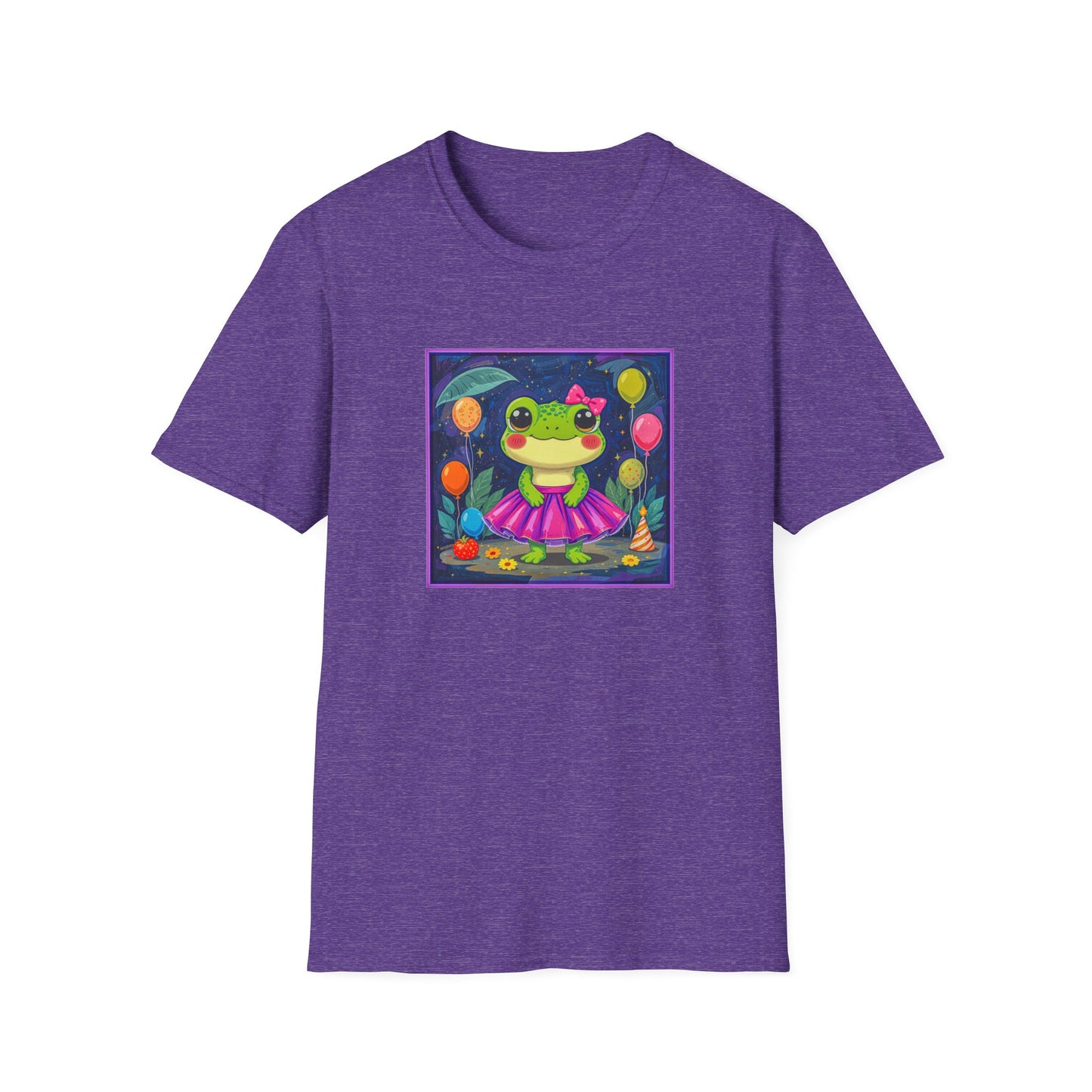 Happy Birthday Froggy Unisex Softstyle T-Shirt