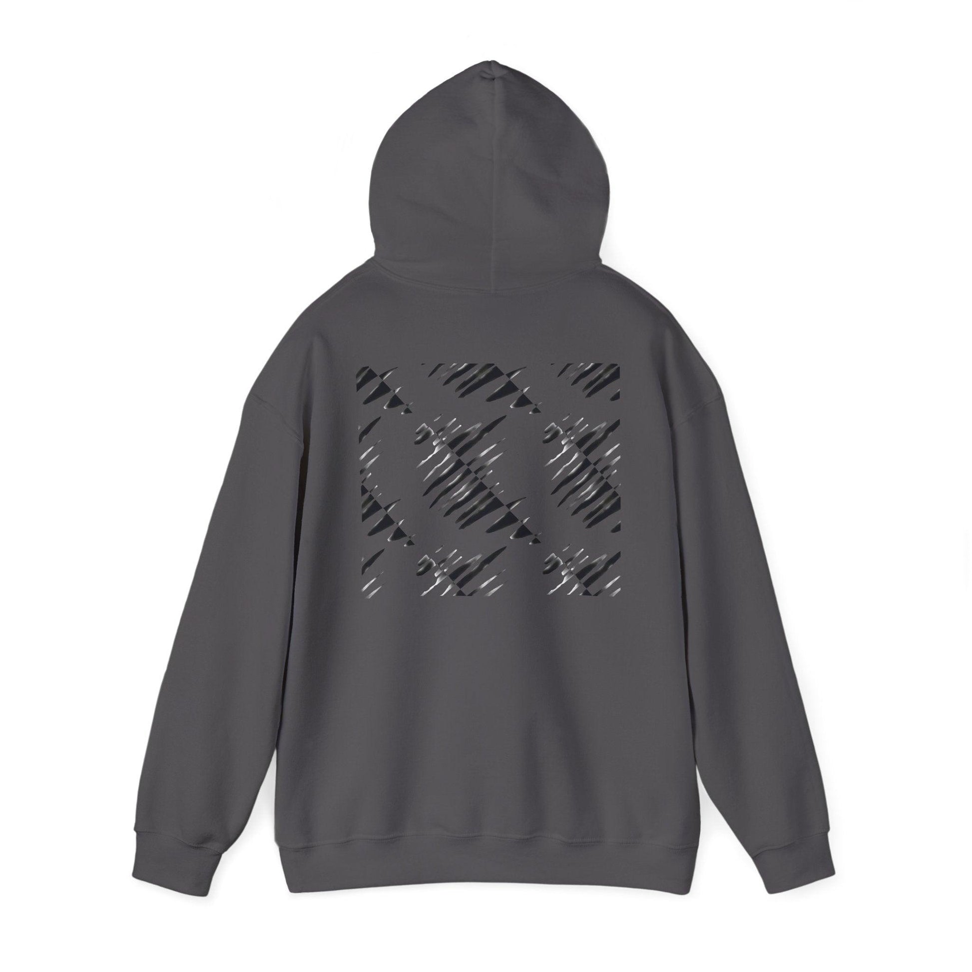 Ryan's Black and Grey Unisex Heavy Blend™ Hooded Sweatshirt - Miniaday Designs, LLC.