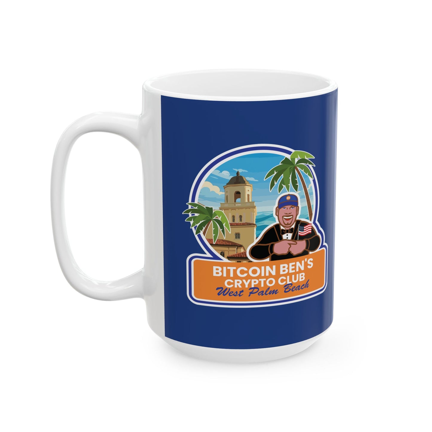 BBCC West Palm Beach Club Ceramic Mug, (11oz, 15oz)