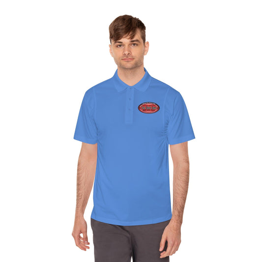 Sage Brush Arms Logo Men's Sport Polo Shirt - Miniaday Designs, LLC.