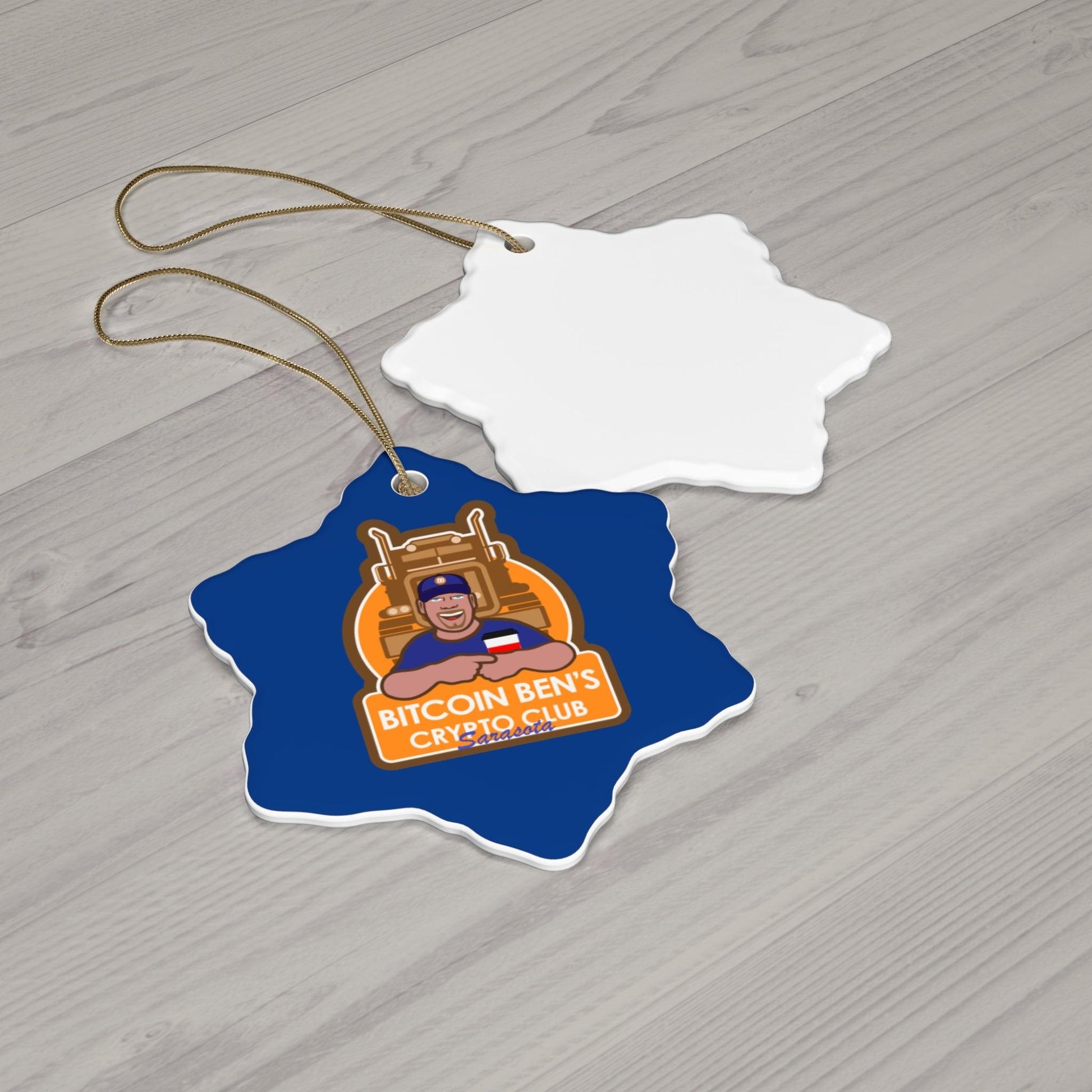 BBCC Sarasota Ceramic Ornament (1 Ornament) - Miniaday Designs, LLC.