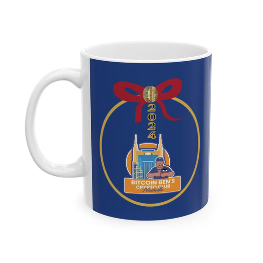 BBCC Nashville Christmas Ceramic Mug, (11oz, 15oz) - Miniaday Designs, LLC.