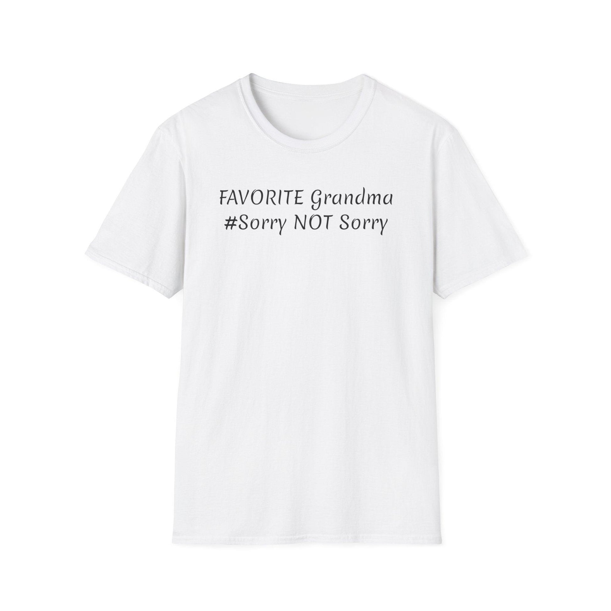 FAVORITE GRANDMA Unisex Softstyle T-Shirt - Miniaday Designs, LLC.