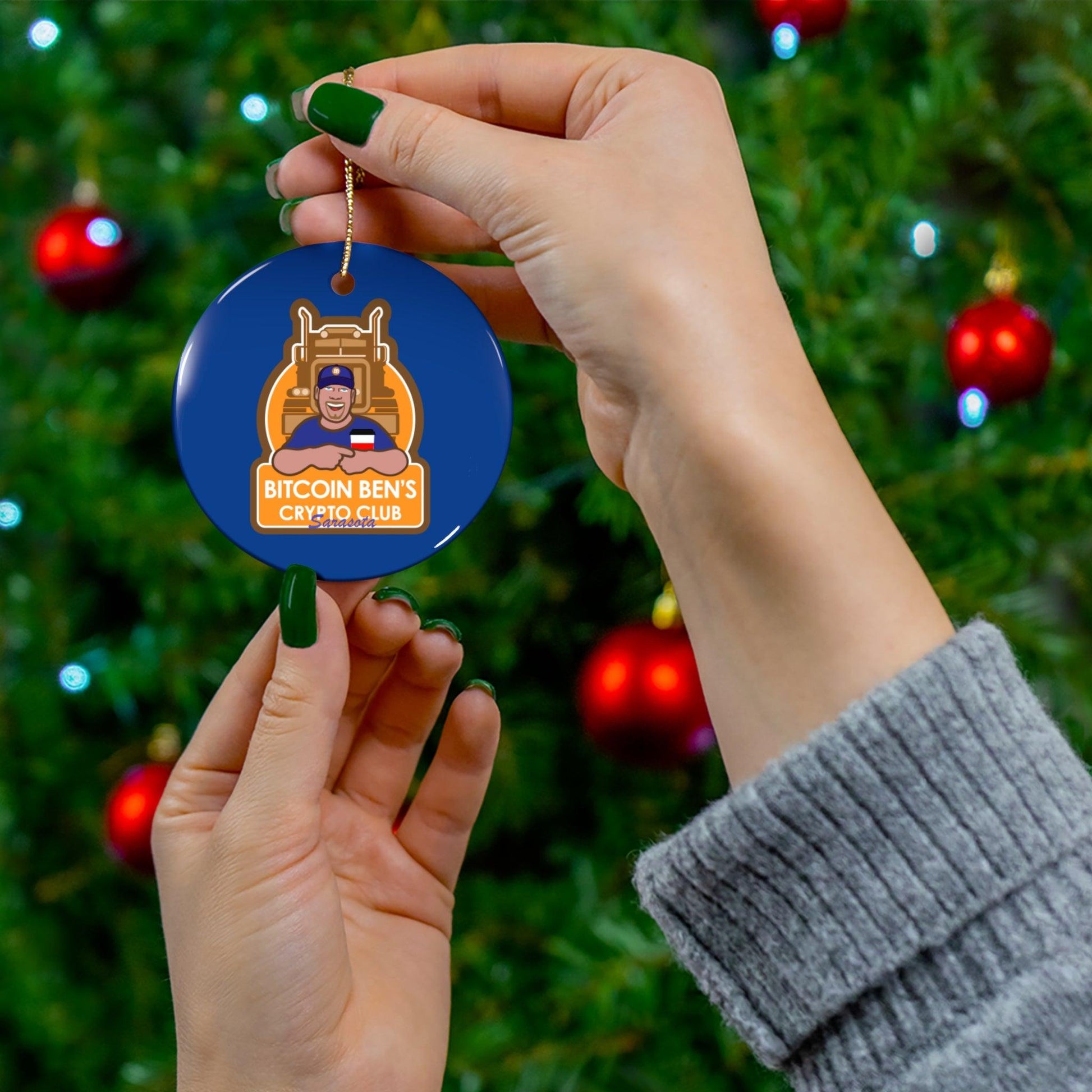 BBCC Sarasota Ceramic Ornament (1 Ornament) - Miniaday Designs, LLC.