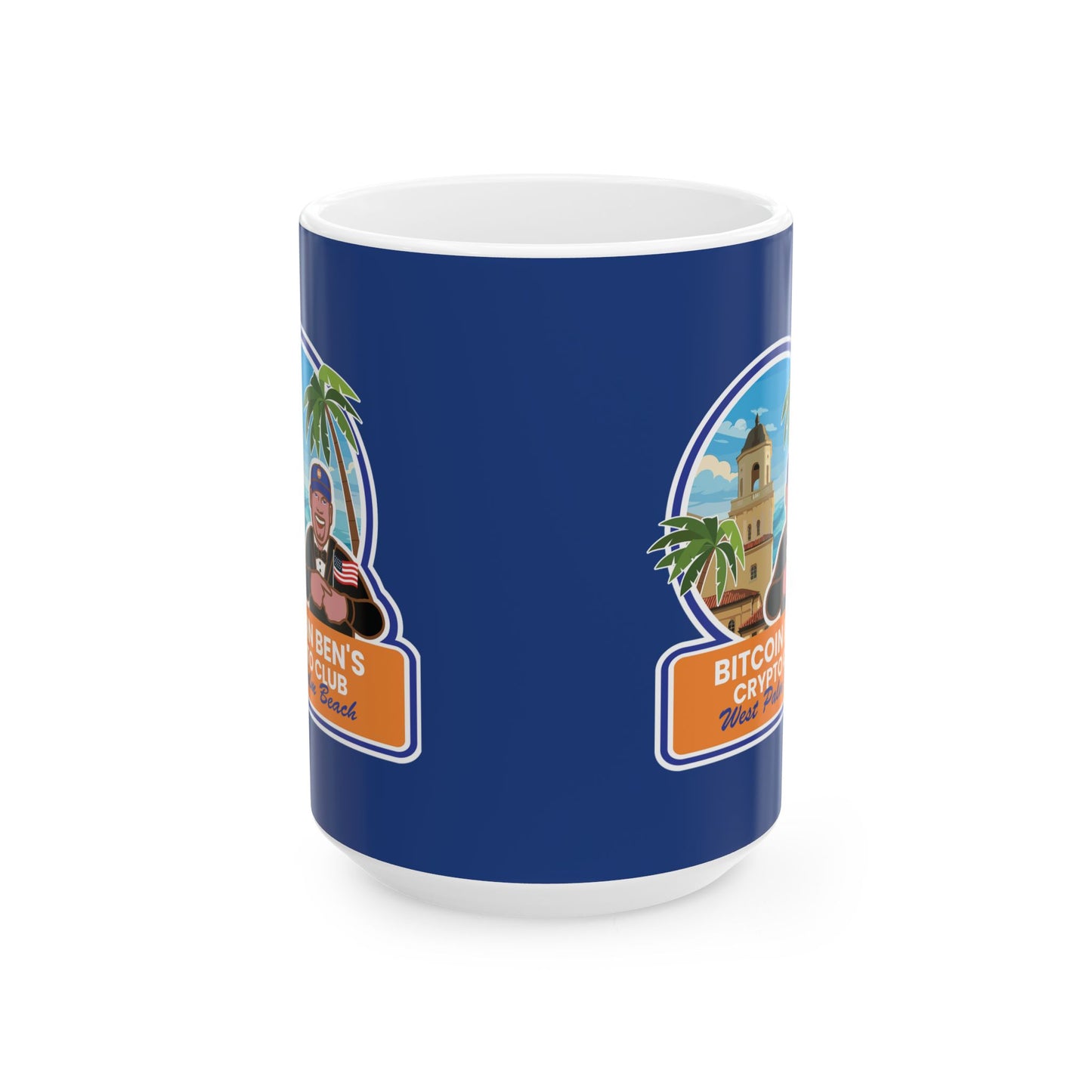 BBCC West Palm Beach Club Ceramic Mug, (11oz, 15oz)