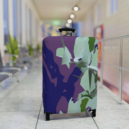 Floral Abstraction Harmony Collection by Miniaday Designs, LLC. Luggage Cover - Miniaday Designs, LLC.