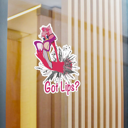 Flamingo Got Lips Kiss-Cut Vinyl Decals - Miniaday Designs, LLC.