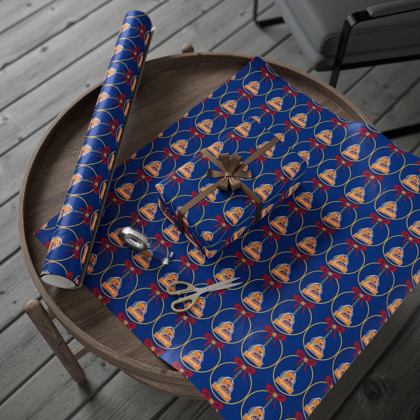 BBCC St. Louis Christmas Wrapping Papers - Miniaday Designs, LLC.