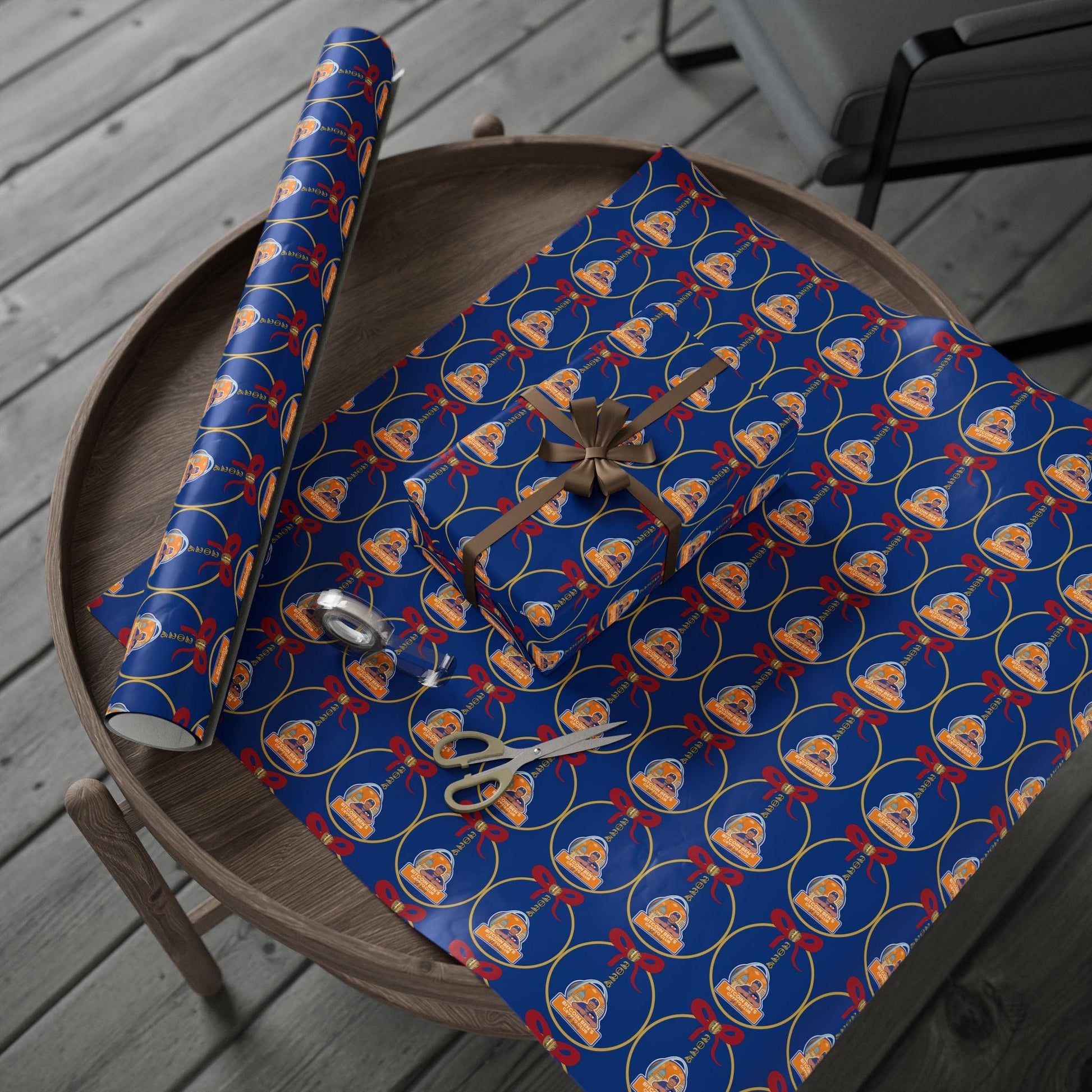BBCC St. Louis Christmas Wrapping Papers - Miniaday Designs, LLC.